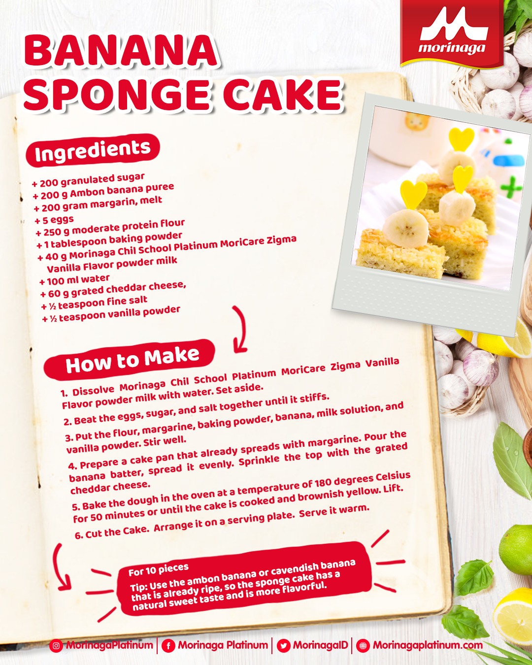 Banana Sponge Cake