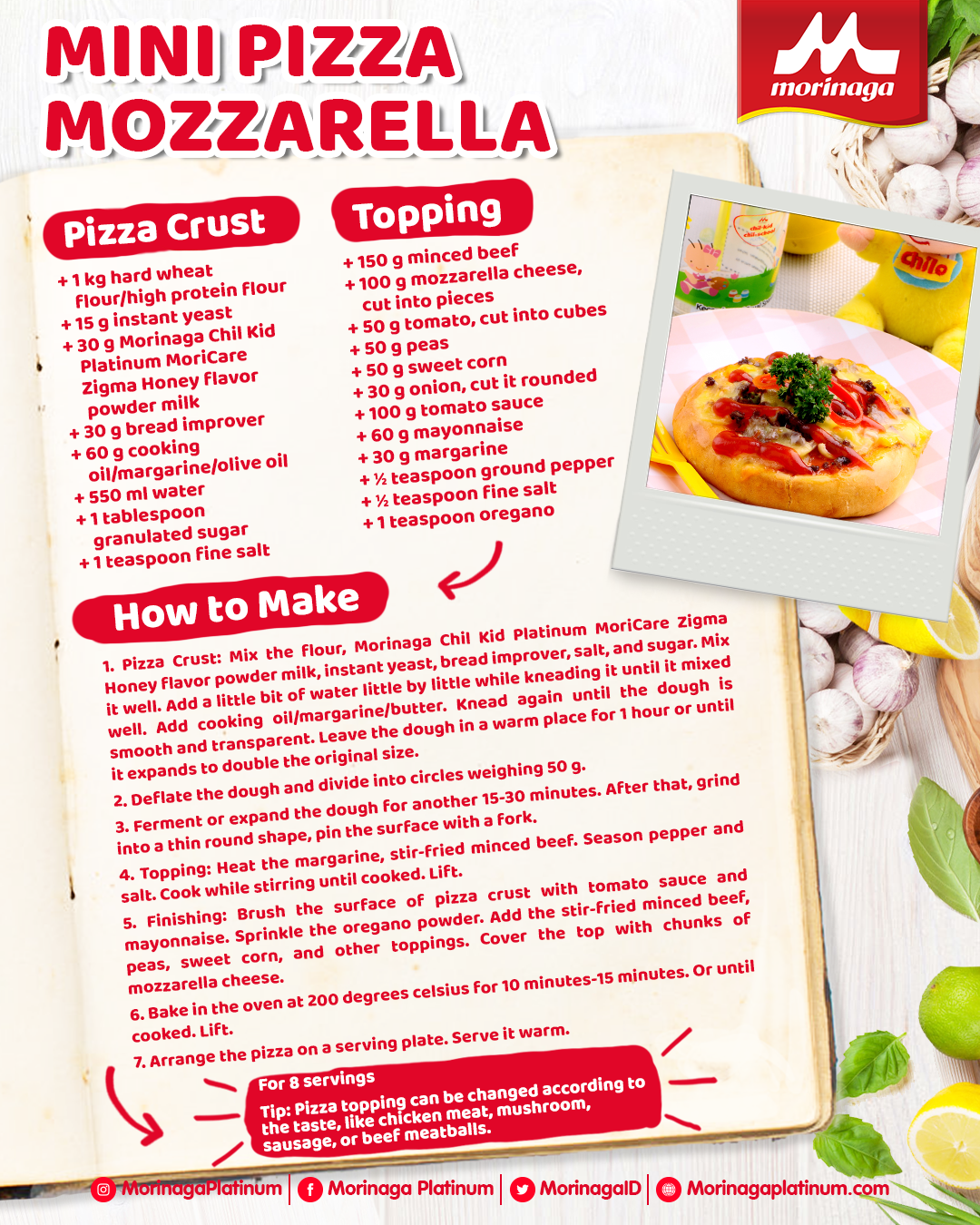 Mini Pizza Mozzarella